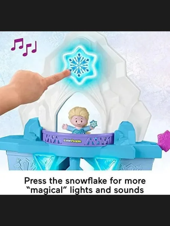 Fisher-Price Little People Disney Frozen Elsa's Enchanted Lights Palace.  - Picture 4 of 7
